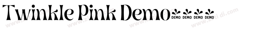 Twinkle Pink Demo字体转换 Twinkle Pink Demo字体转换